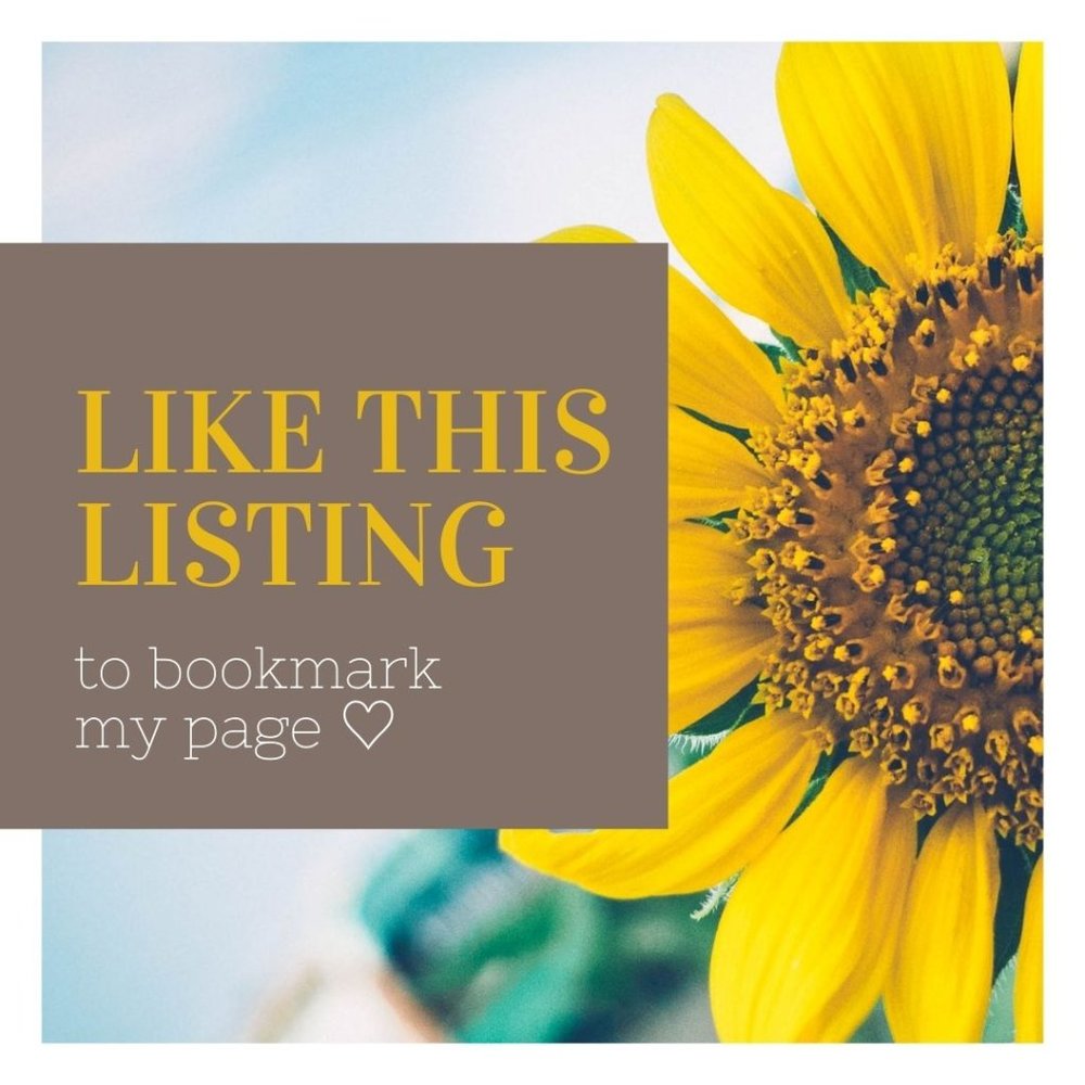 LIKE THIS LISTING TO BOOKMARK MY PAGE!